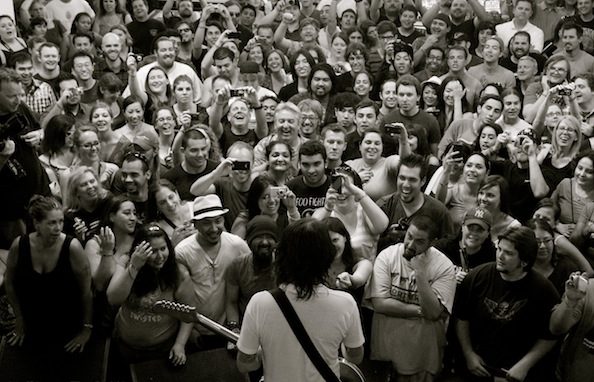 Dave Grohl Foo Fighters Live at Fingerprints Music Long Beach Record Store Day