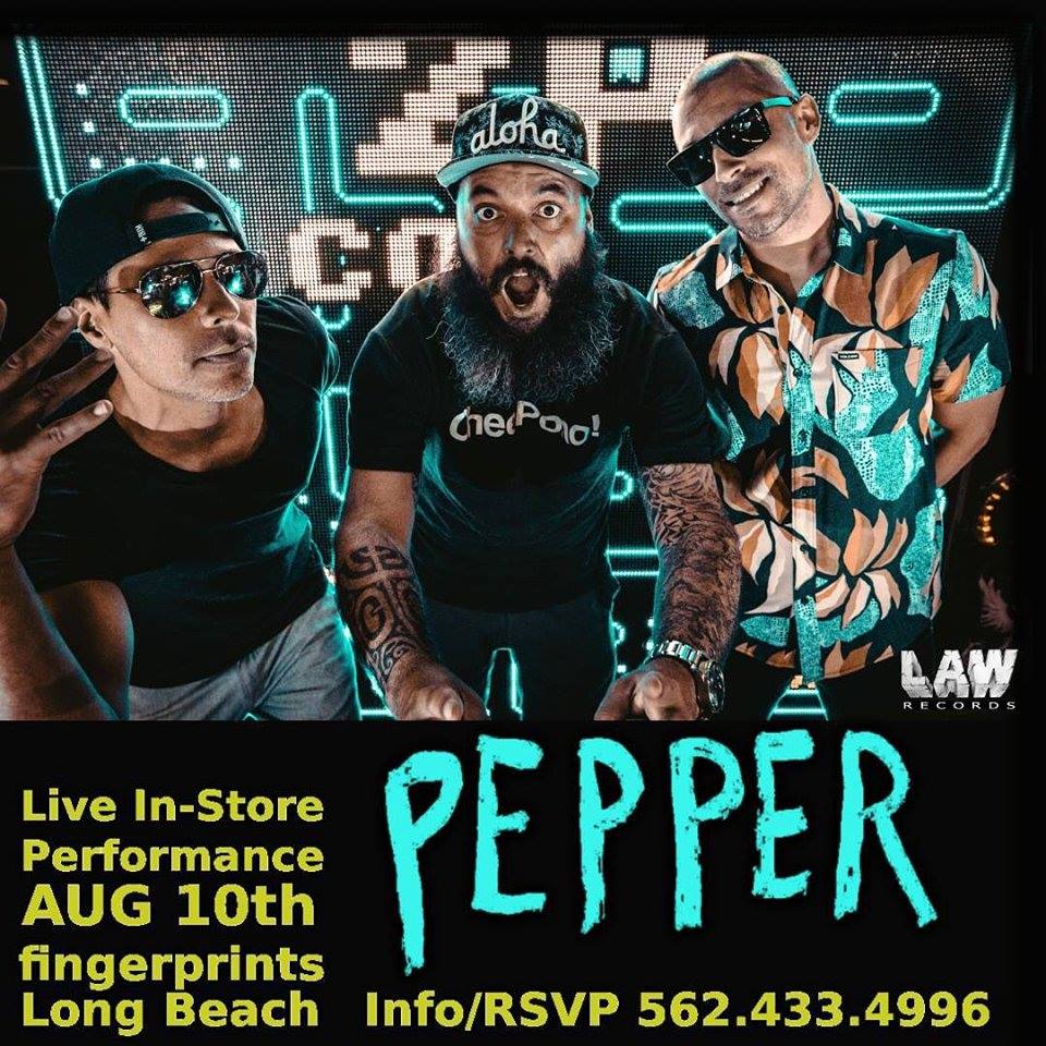 Pepper Fingerprints Music Live In-Store Performance Poster