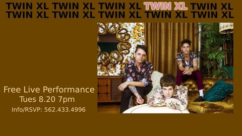 Twin XL Fingerprints Music In-Store Live Performance Poster