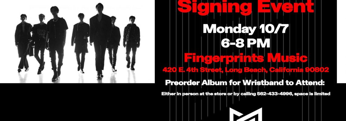 Super M Fingerprints Music Signing Session
