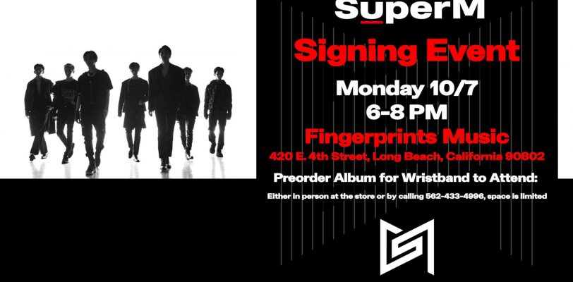 Super M Fingerprints Music Signing Session