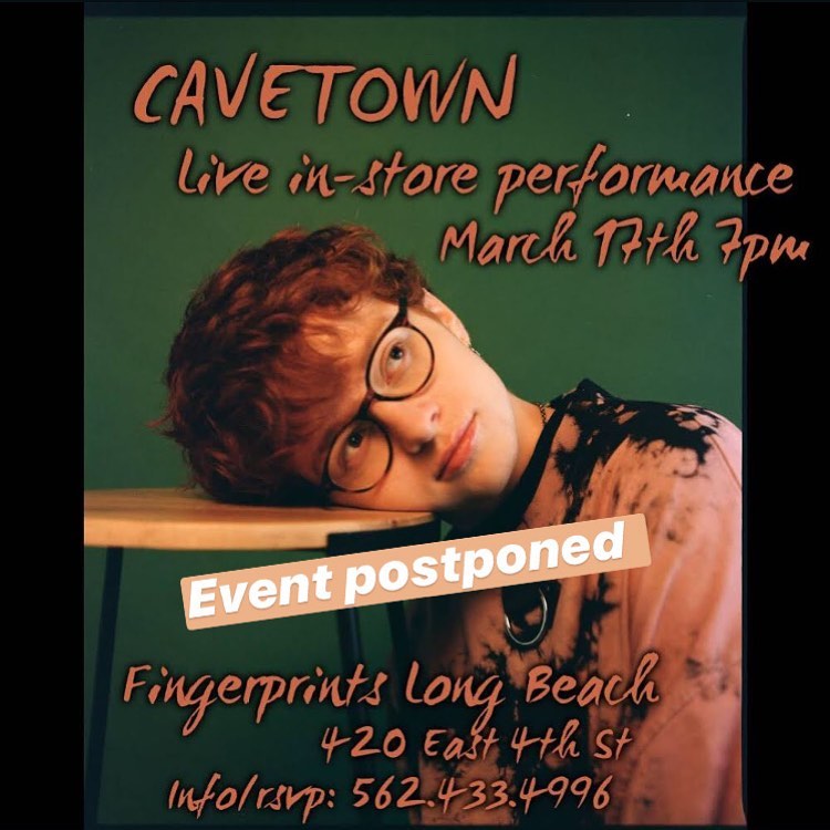 Cavetown Fingerprints Event update