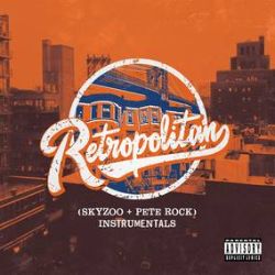 Pete Rock + Skyzoo - Retropolitan (Instrumentals) (LP) - Unreleased instrumentals - orange with intense white splatter