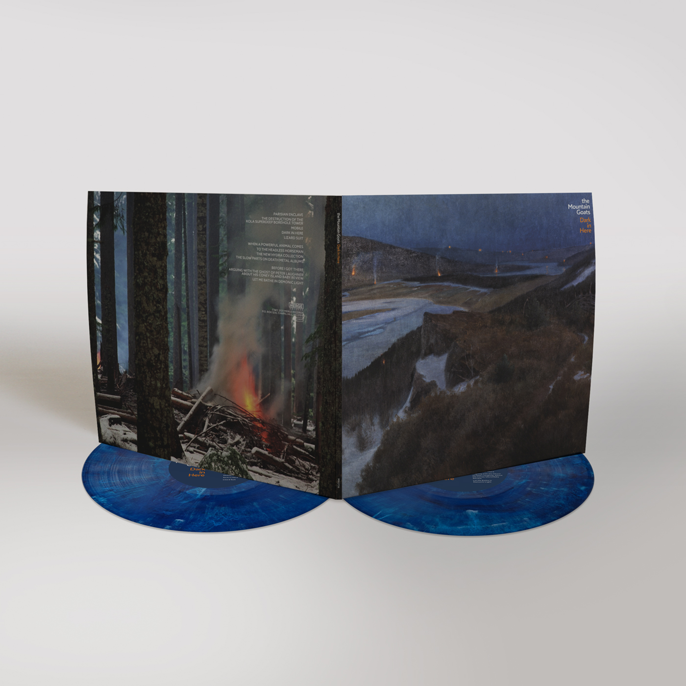 The Mountain Goats - Dark In Here - Indie Exclusive Blue 2 LP