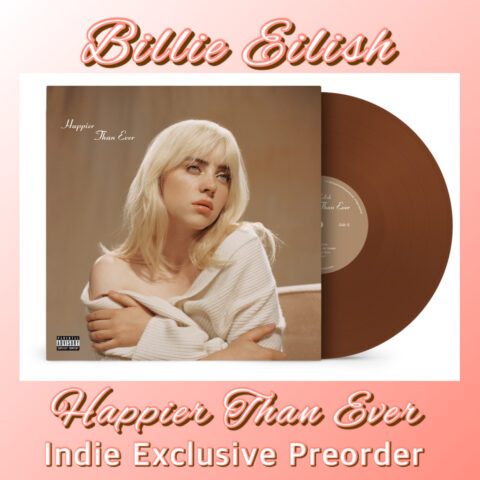Billie Eilish - Happier Than Ever - Indie Exclusive Dark Brown LP - Preorder