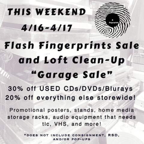Weekend Sale at Fingerprints 4/16-4/17