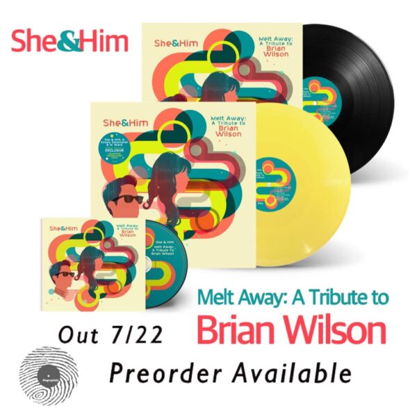She & Him Melt Away:Tribute To Brian Wilson Preorder