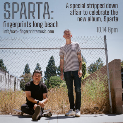 Sparta Acoustic In-Store Event 10/14 at 6pm