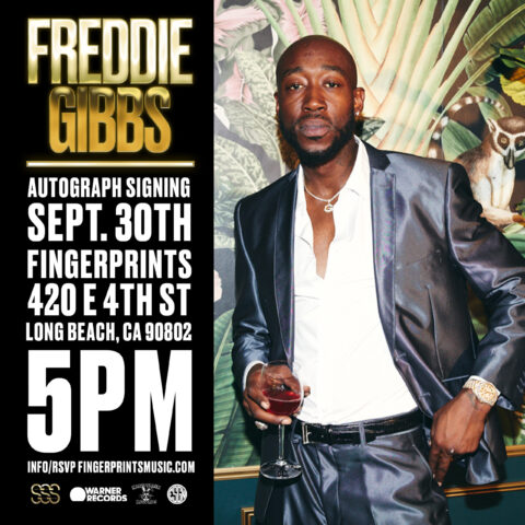 Freddie Gibbs Signing 9/30 at 5pm