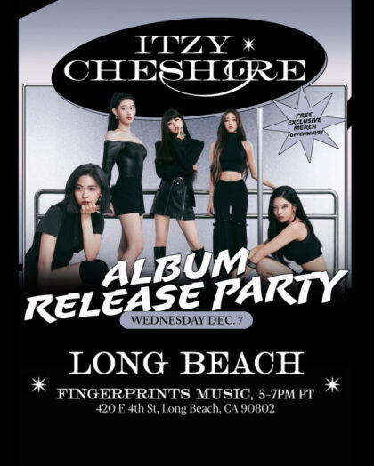 ITZY CHESHIRE Listening Party 12/7/22 at 5pm