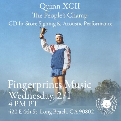 QUINN XCII In-Store and Signing 2/1 at 4pm