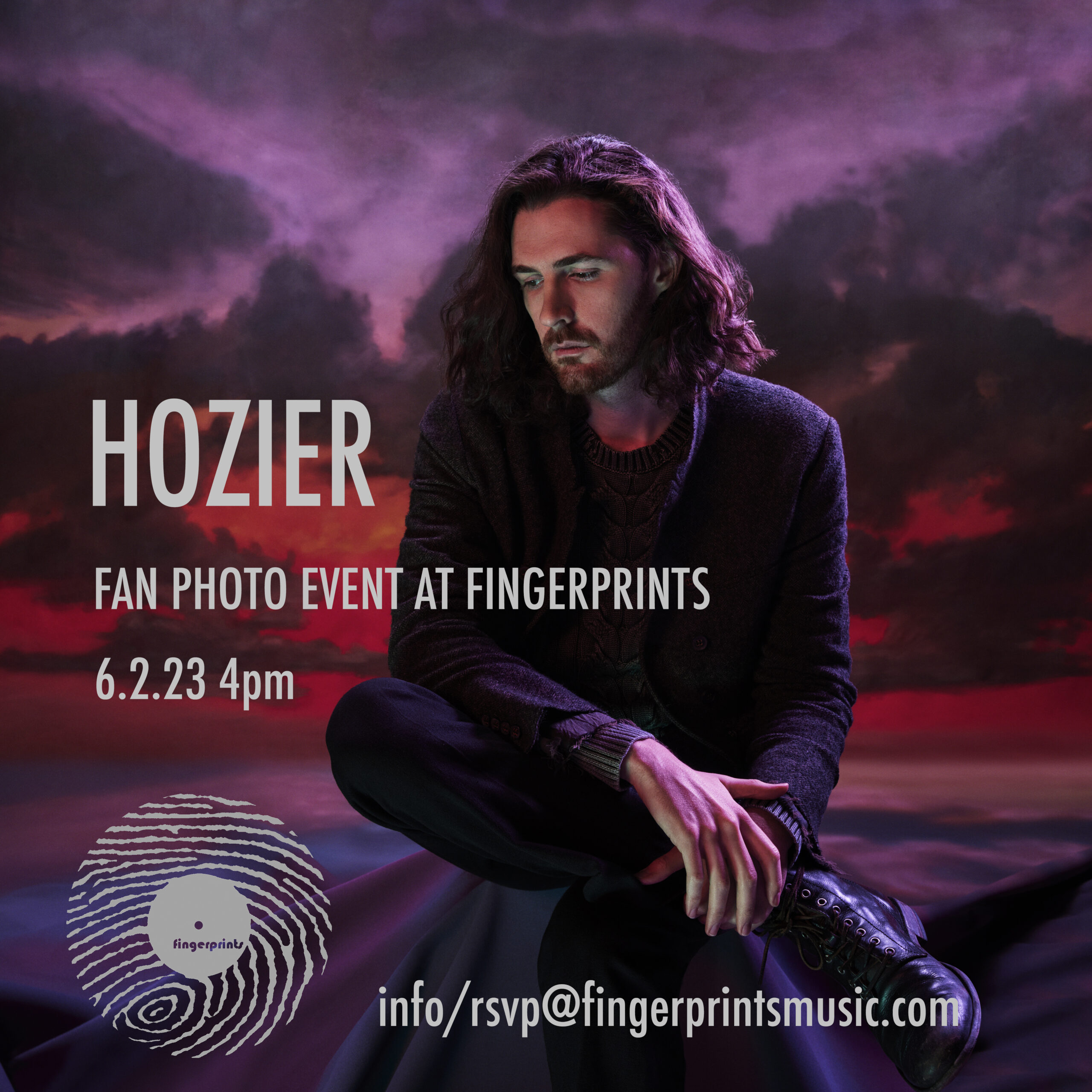 Hozier Fan Photo Event At Fingerprints Friday June 2nd At 4pm   Hozier 1 Scaled 