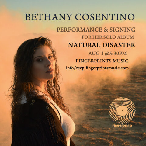 Bethany Cosentino In-Store & Signing 8/1 at 5:30pm