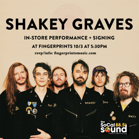 Shakey Graves In-Store Performance and Signing 10/3 at 5:30PM