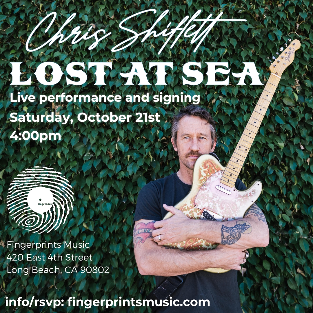 Chris Shiflett Live Performance and Signing at Fingerprints 10/21 at 4pm
