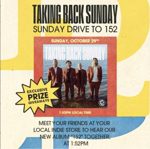 Taking Back Sunday 152 Listening Party 10/29 at 1pm