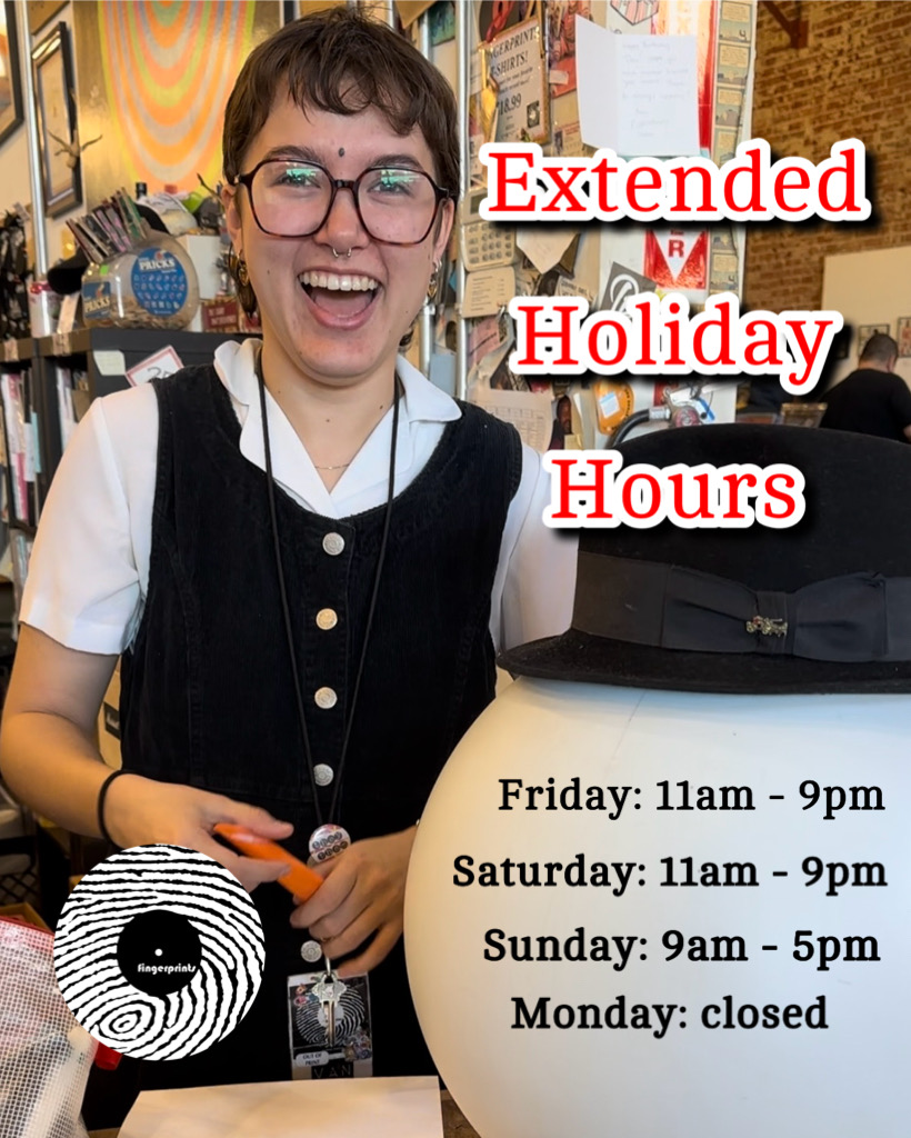 - Fingerprints Extended Holiday Hours - We’re staying open late on Friday 12/22, and Saturday 12/23 AND opening early on Sunday just to help you get everything done on your list! Friday 12/22 11am - 9pm Saturday 12/23 11am -9pm Sunday 12/24 9am 5pm Monday 12-25 closed