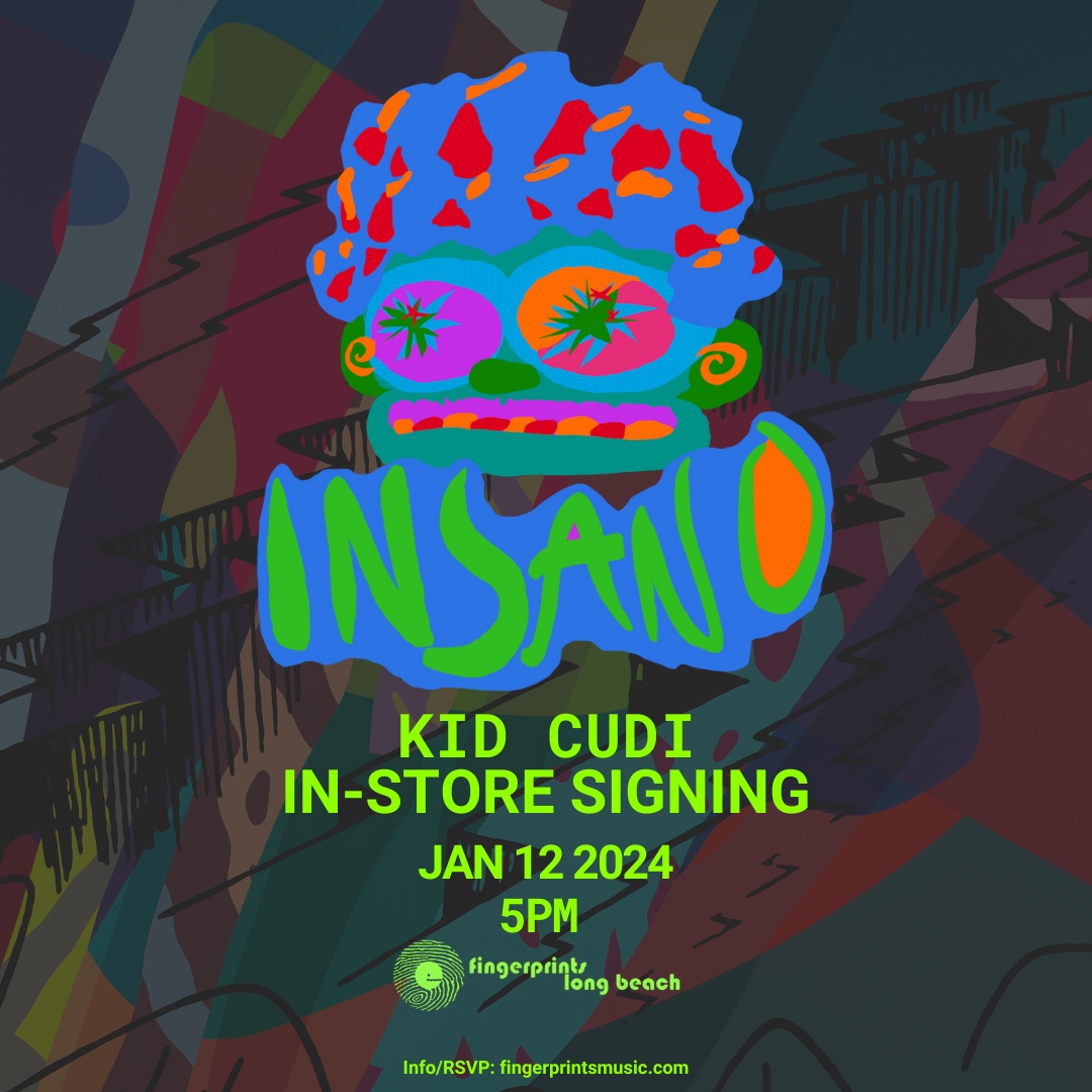 Kid Cudi Signing at Fingerprints Jan 12th at 5pm