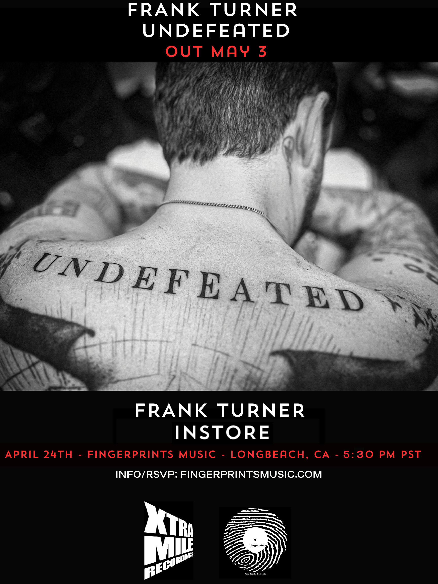 Frank Turner live at FINGERPRINTS 4/24