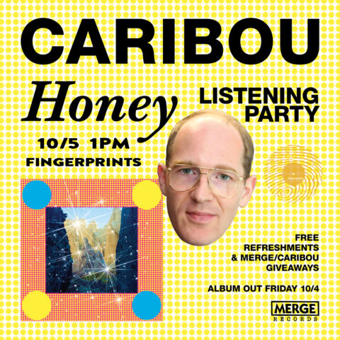 CARIBOU Listening Party for HONEY Saturday 10/5 at 1pm