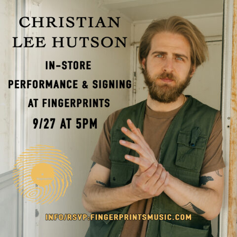 Christian Lee Hutson in-store performance Friday 9/27 at 5 pm