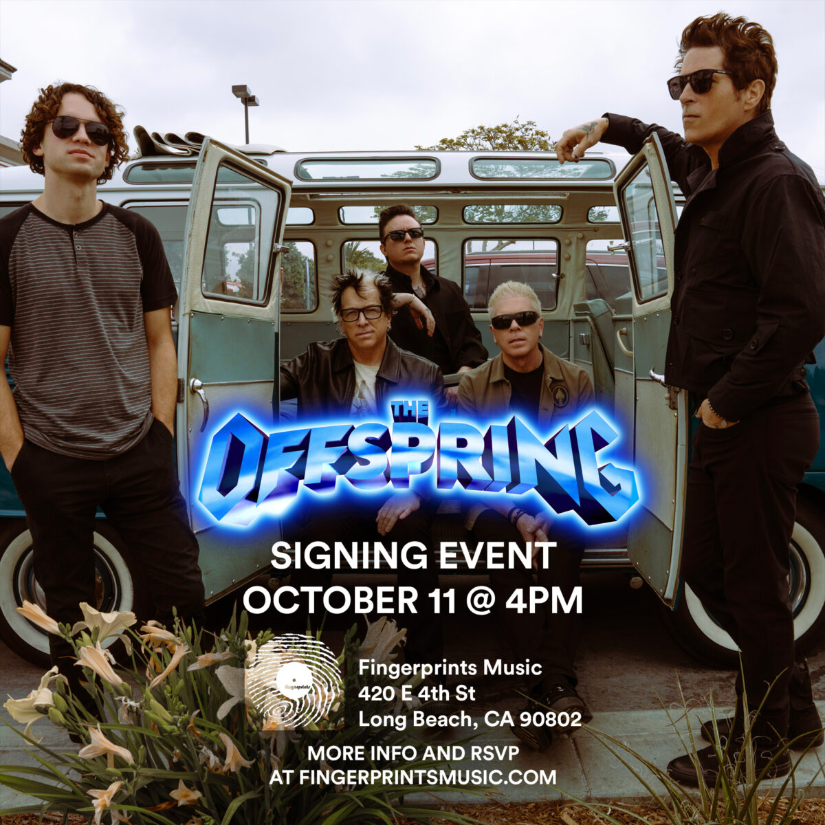 The Offspring Signing at Fingerprints 10/11 at 4pm