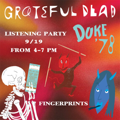 Grateful Dead Duke '78 Listening Party 9/19 from 4-7pm