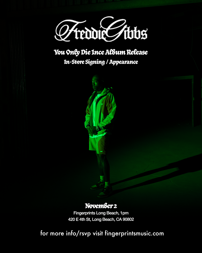 Freddie Gibbs In-Store Signing 11/2/24 at 1pm