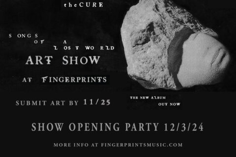 The Cure tribute Art Show at Fingerprints running 12/3-12/17/24