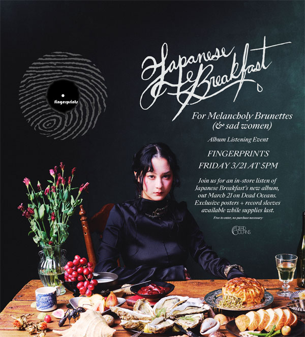 Japanese Breakfast Listening party 3/21 at 5pm