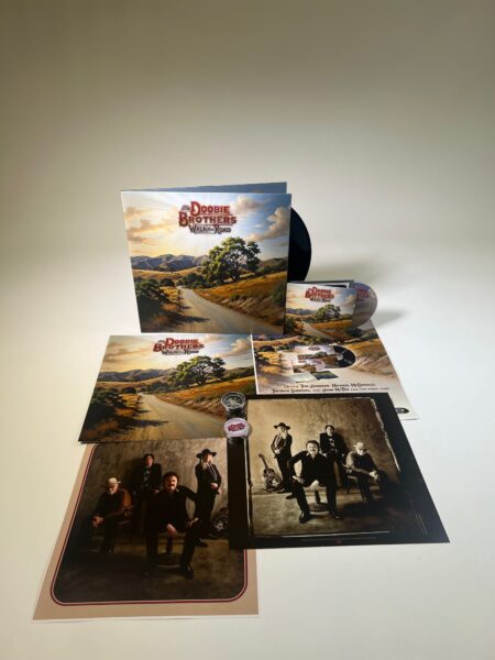 Doobie Brothers album, CD, posters, lithographs and compass. 