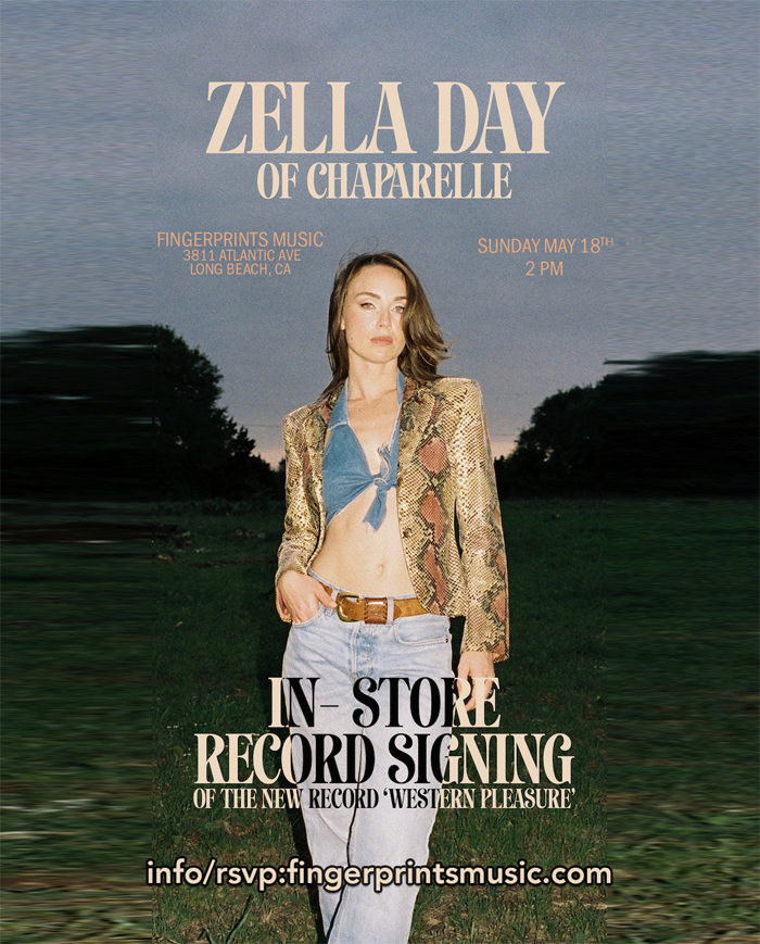 Zella Day In-Store Signing Sunday 5/18 at 2pm