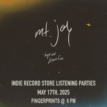 Mt. Joy Hope We Have Fun Listening Party 5/17 at 6pm