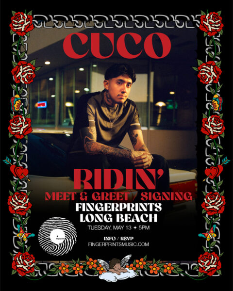 Cuco Meet & Greet & Signing 5/13/24 5pm