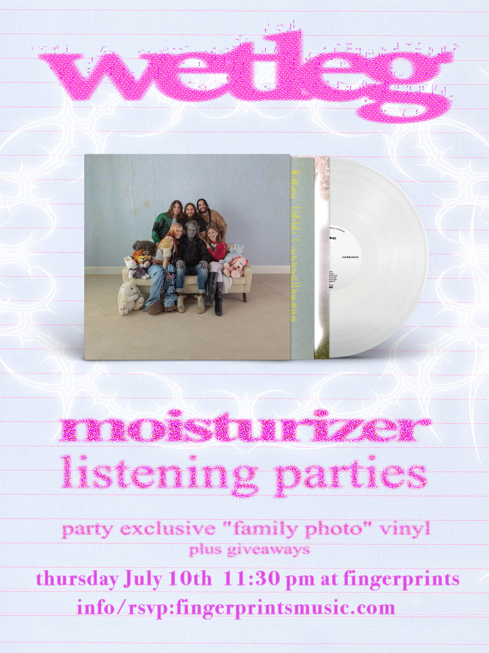 Wet Leg Midnight Party starting Thursday 7/10 at 11:30 pm