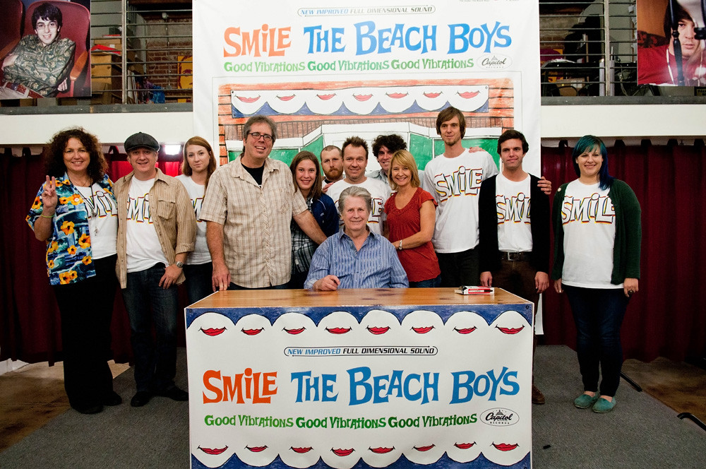 Fingerprints Staff pic with Brian Wilson 11/3/11