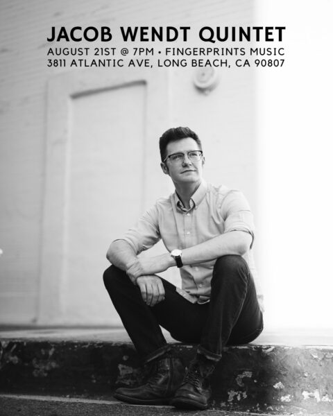 Jacob Wendt Quintet live in-store performance 8/21/25 at 7pm