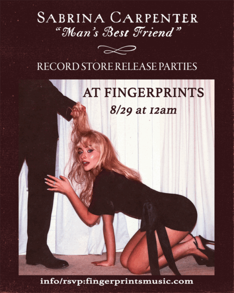 Man's Best Friend Midnight Listening Party - Friday at 12am (midnight from Thursday to Friday)
