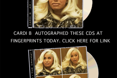 Limited Edition Courtroom Edition CDs Autographed today at Fingerprints