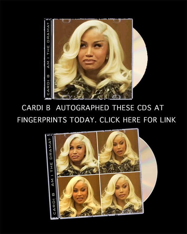 Limited Edition Courtroom Edition CDs Autographed today at Fingerprints