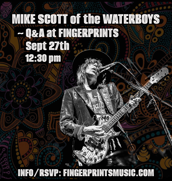Mike Scott Q and A 9/27 at 12:30pm