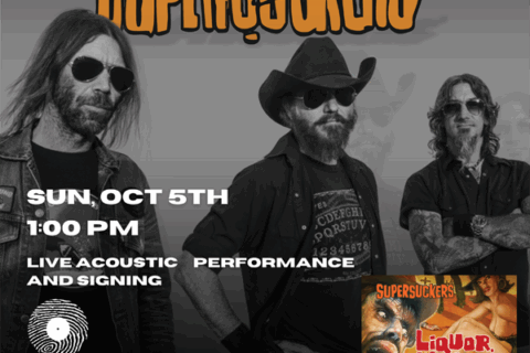 Supersuckers Eddie Spaghetti Solo Acoustic In-Store Performance at 1pm Sunday October 5th