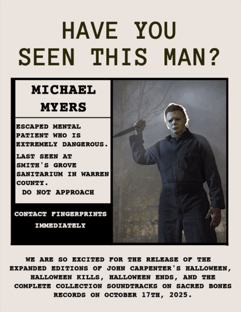 Michael Myers WANTED