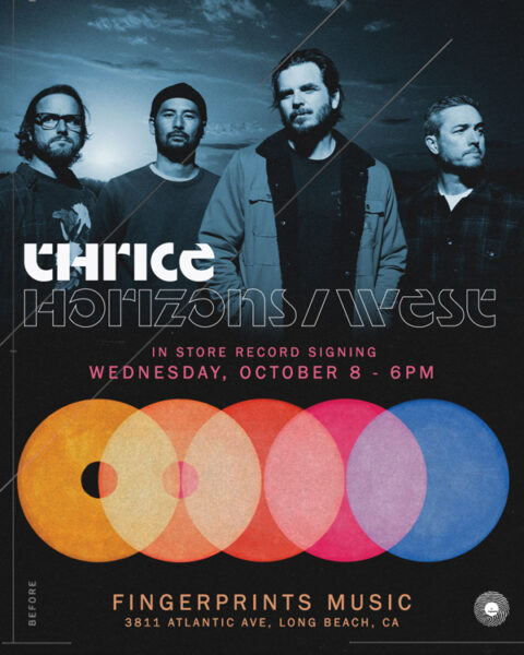 Thrice In-Store Signing and Q&A 10/8/25 6pm