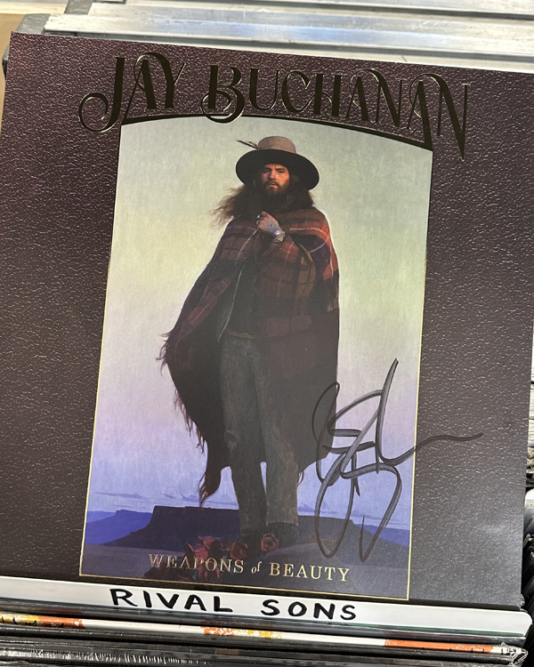 Jay Buchanan Weapons Of Beauty LP AUTOGRAPHED