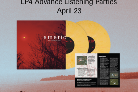 American Football Listening Party Friday 4/23 at 7pm