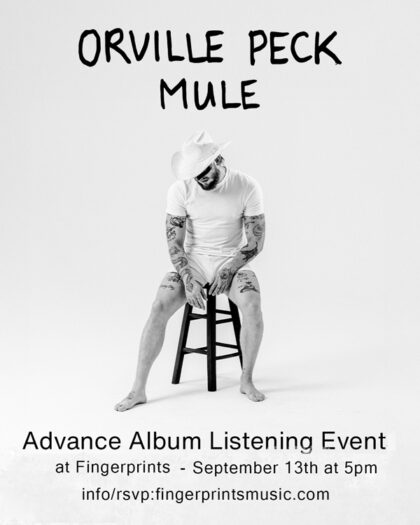 Orville Peck Listening Party Sunday Sept 13th at 5pm
