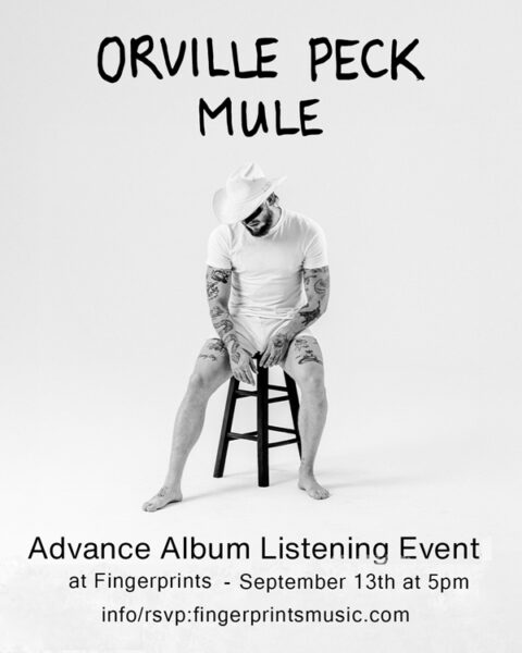 Orville Peck Listening Party Sunday Sept 13th at 5pm