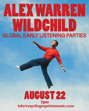 Alex Warren listening party at Fingerprints 8/22 at 7pm