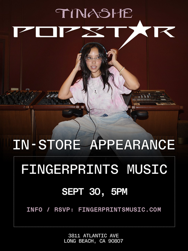 Tinashe Meet & Greet Photo Op 9/30 at 5pm